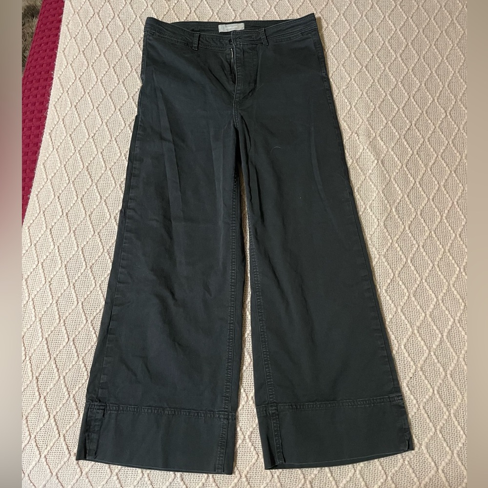 Everlane wide-leg cropped pants